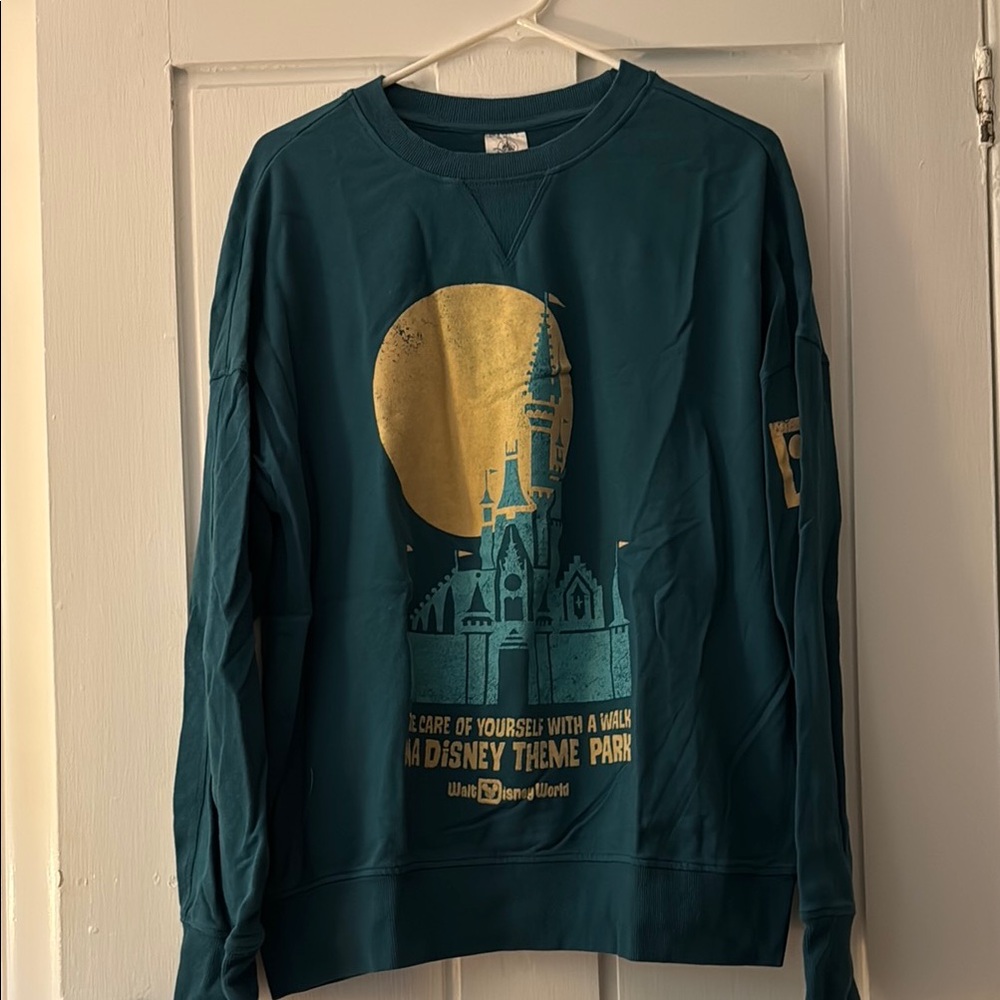 Disney Theme Park Teal Sweatshirt